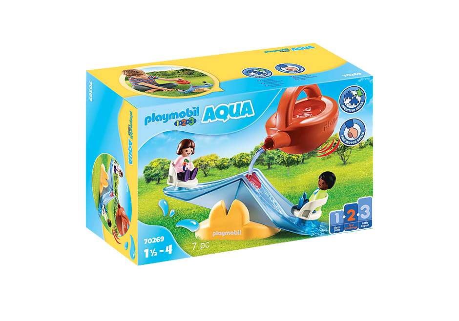 PLAYMOBIL 70269 - 1.2.3 AQUA WATER SEESAW WITH WATERING CAN